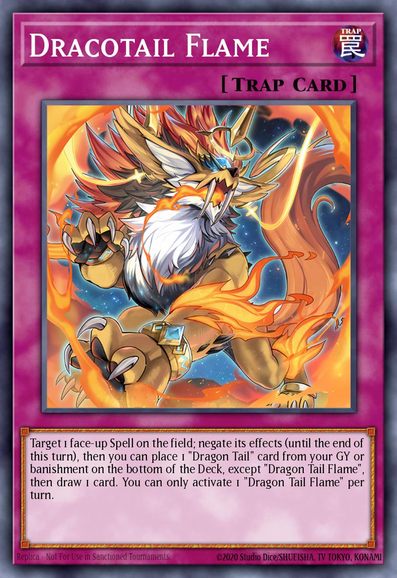 JUSH-EN011 - Dracotail Flame - Rare - Justice Hunters