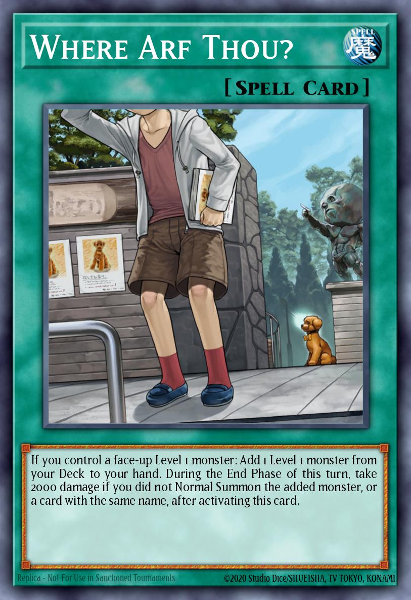 JUSH-EN028 - Where Arf Thou? - Rare - Justice Hunters