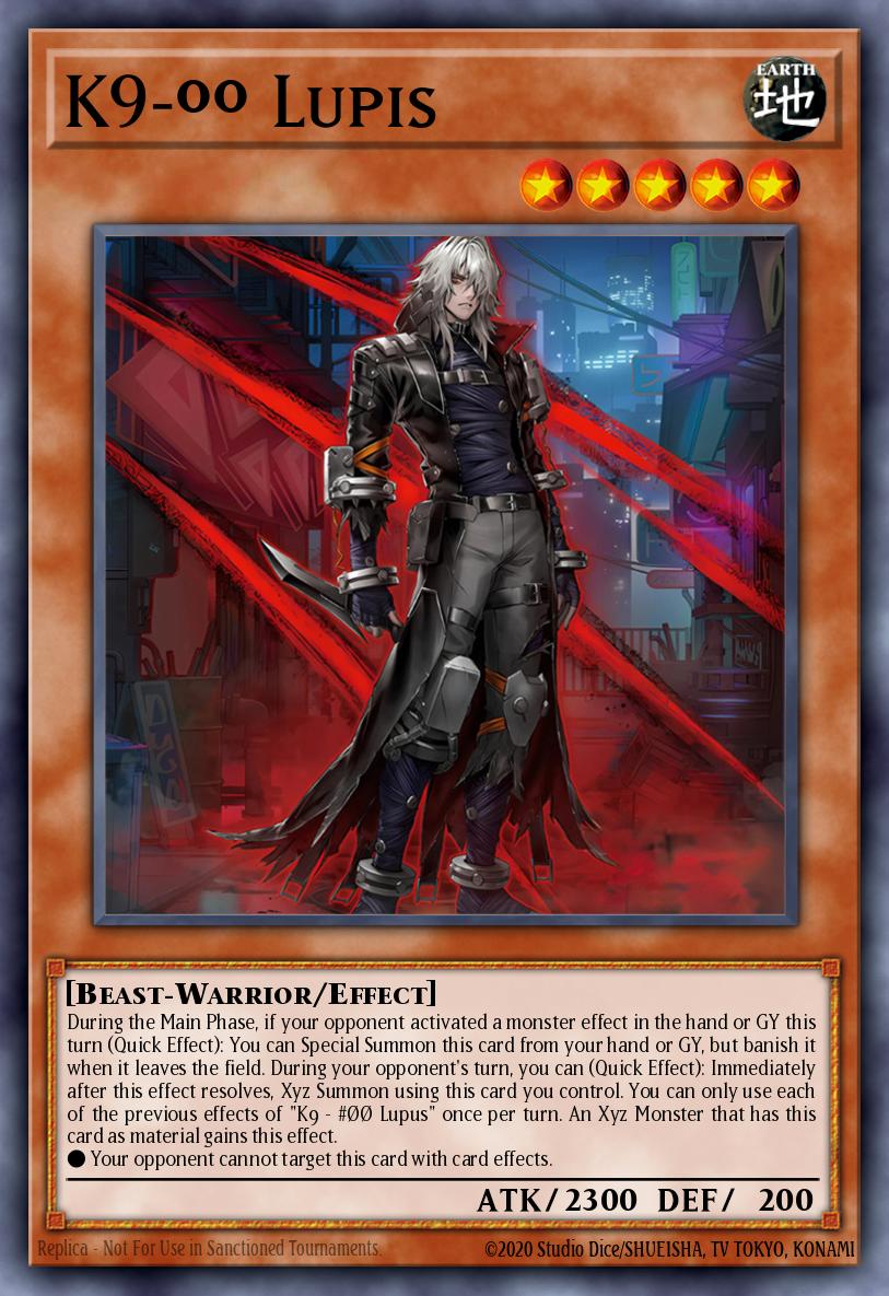 yugioh justice hunters single cards JUSH-EN034 - K9-00 Lupis - Ultra Rare