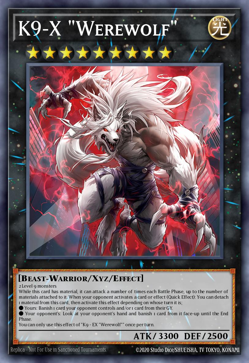 JUSH-EN037 - K9-X "Werewolf" - Super Rare - Justice Hunters