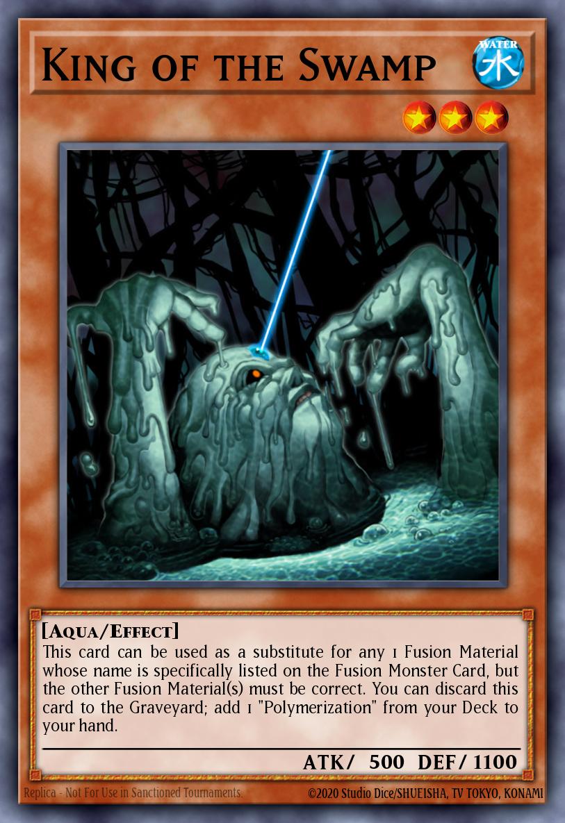 best water cards yugioh JUSH-EN046 - King Of The Swamp - Rare