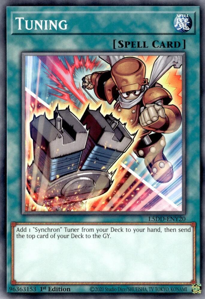 L5DD-ENY20 - Tuning (Alt Art) - Common - Legendary 5D's Decks