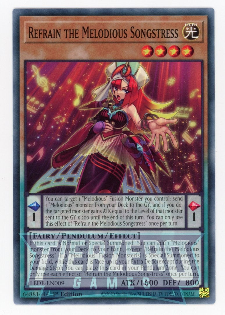 LEDE-EN009 - Refrain the Melodious Songstress - Common - Effect Pendul LEDE-EN009 - Refrain the Melodious Songstress - Common - Effect Pendul