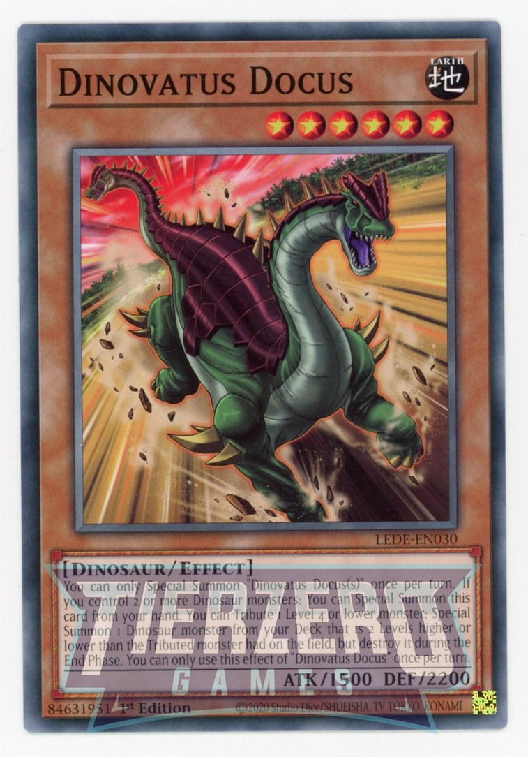 LEDE-EN030 - Dinovatus Docus - Common - Effect Monster - Legacy of Des LEDE-EN030 - Dinovatus Docus - Common - Effect Monster - Legacy of Des