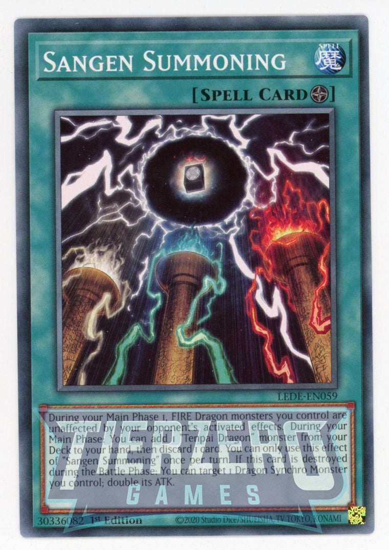 LEDE-EN059 - Sangen Summoning - Common - Field Spell - Legacy of Destr LEDE-EN059 - Sangen Summoning - Common - Field Spell - Legacy of Destr