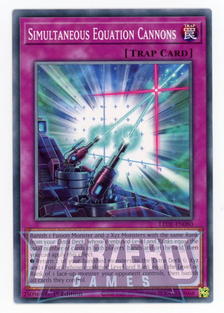 LEDE-EN080 - Simultaneous Equation Cannons - Common - Normal Trap - Le
