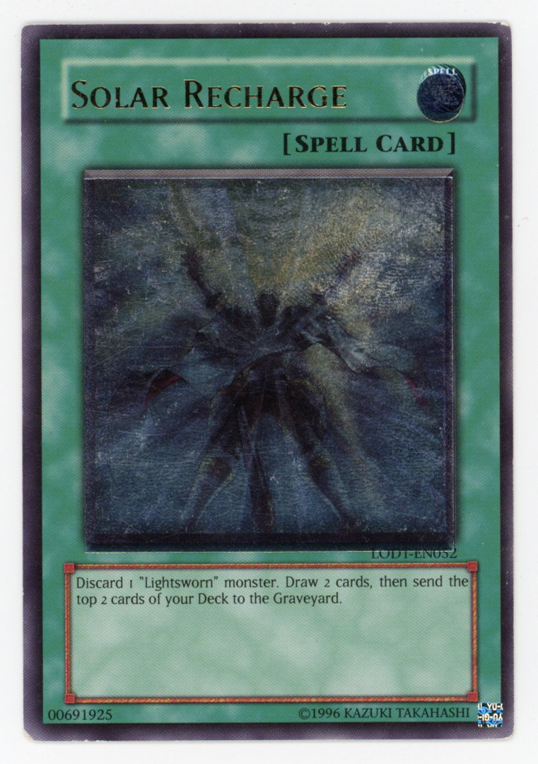 LODT-EN052 - Solar Recharge - Ultimate Rare - Light of Destruction - Unlimited - EX