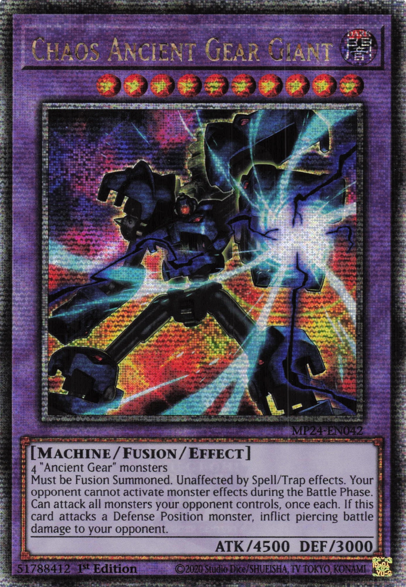 ancient gear fusion monsters MP24-EN042 - Chaos Ancient Gear Giant