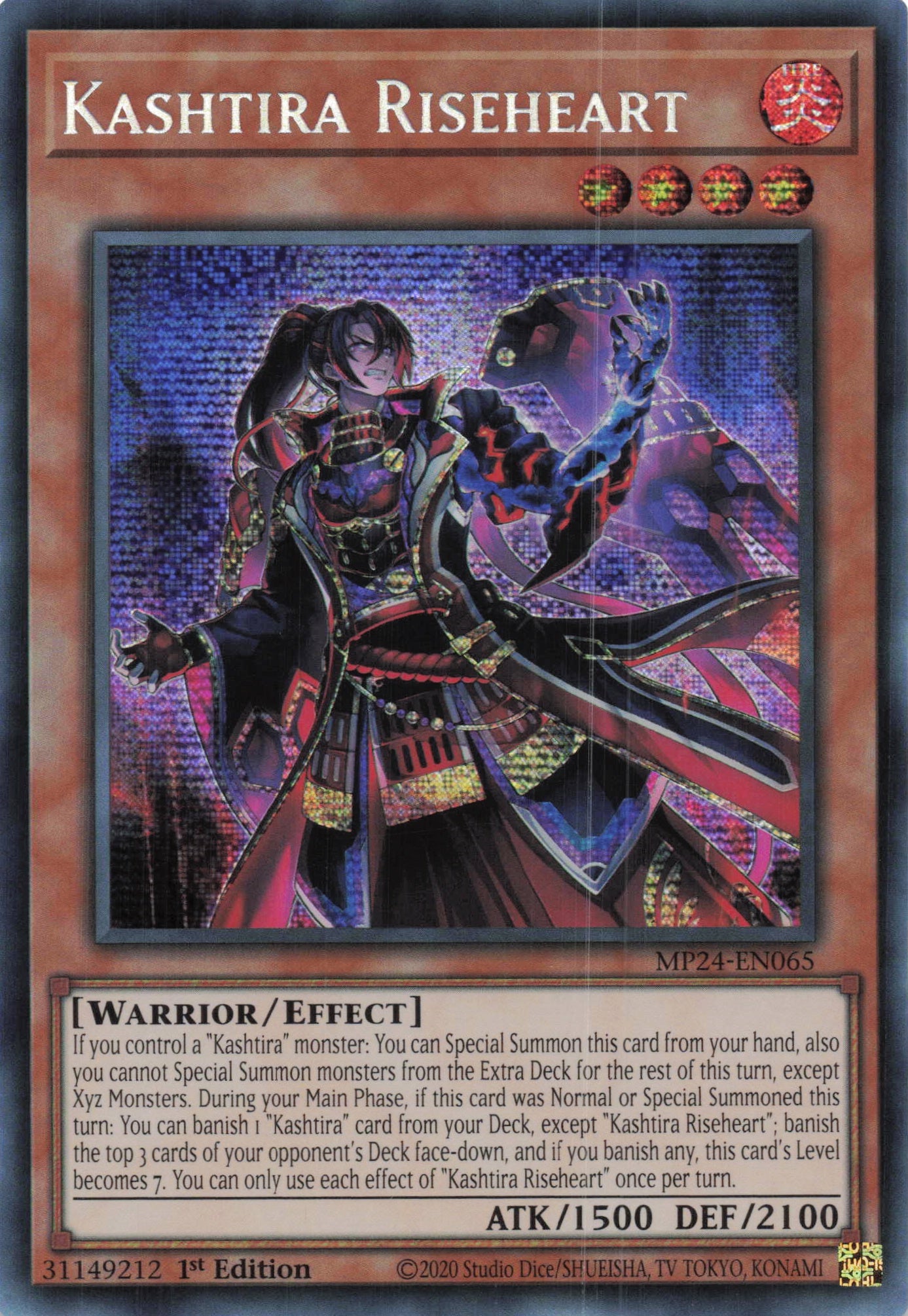 MP24-EN065 - Kashtira Riseheart - Secret Rare - - MP24 MP24-EN065 - Kashtira Riseheart - Secret Rare - - MP24