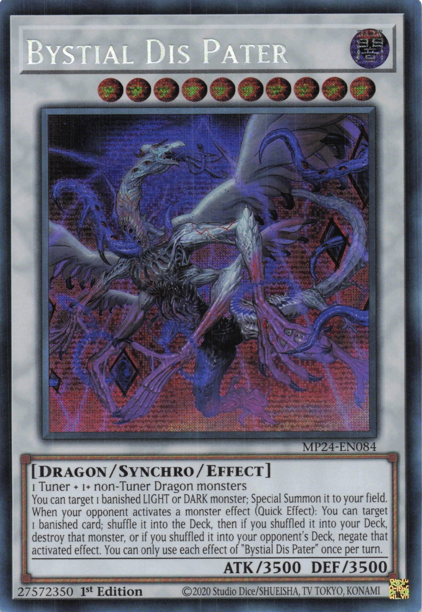 MP24-EN084 - Bystial Dis Pater - Secret Rare - - MP24 MP24-EN084 - Bystial Dis Pater - Secret Rare - - MP24