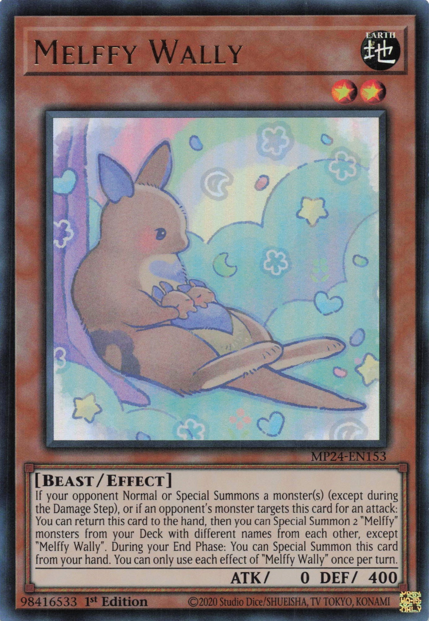 melffy yugioh deck MP24-EN153 - Melffy Wally - Ultra Rare