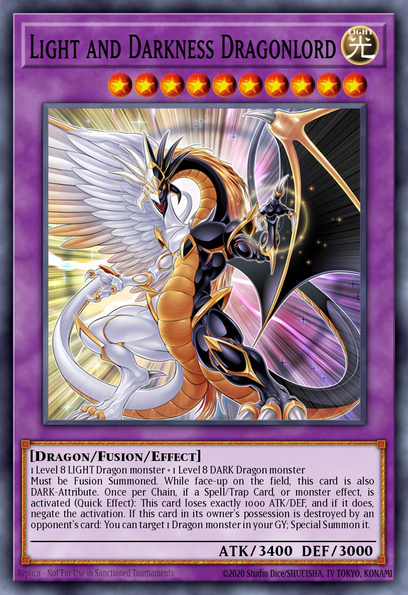 Light and Darkness Dragonlord Card