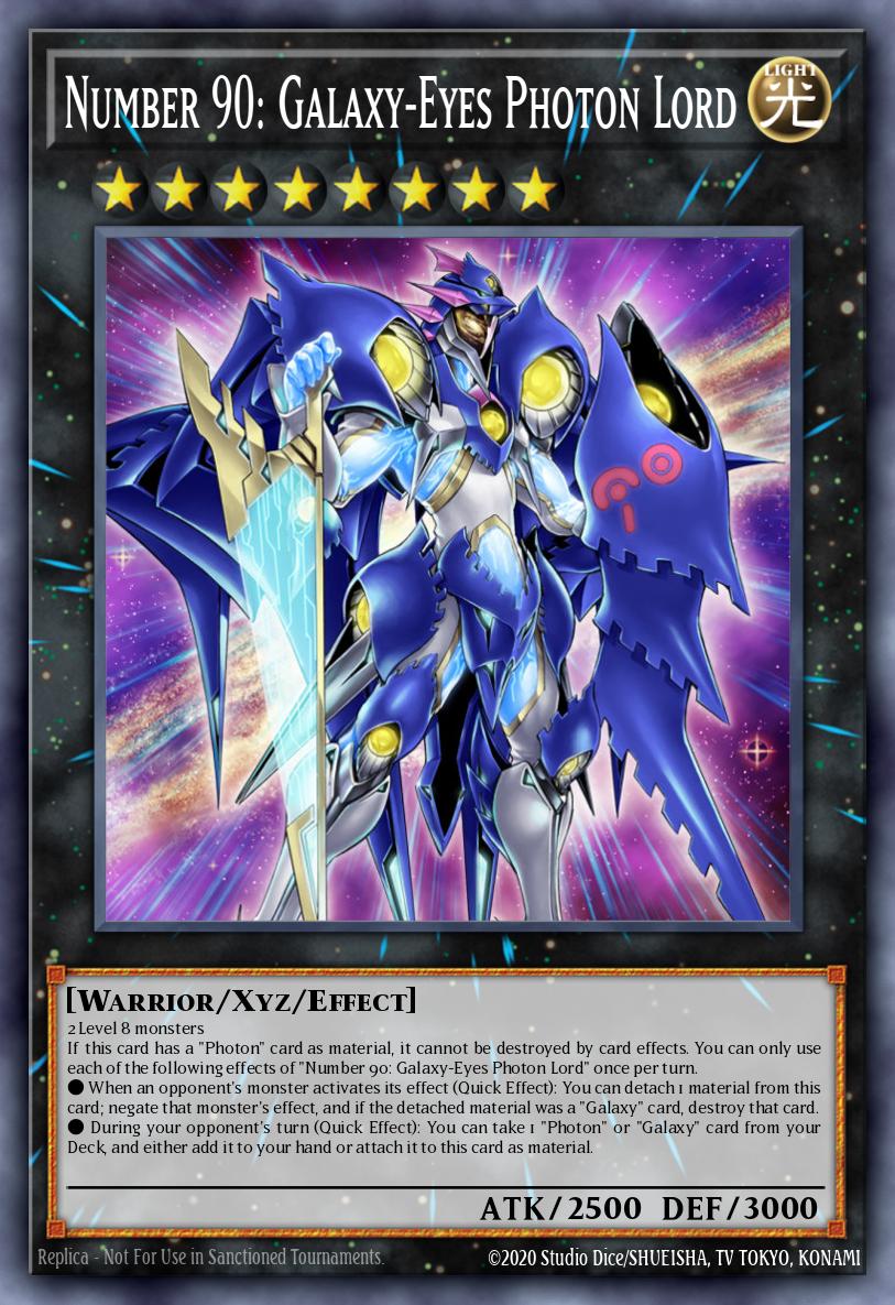 Number 90: Galaxy-Eyes Photon Lord Card