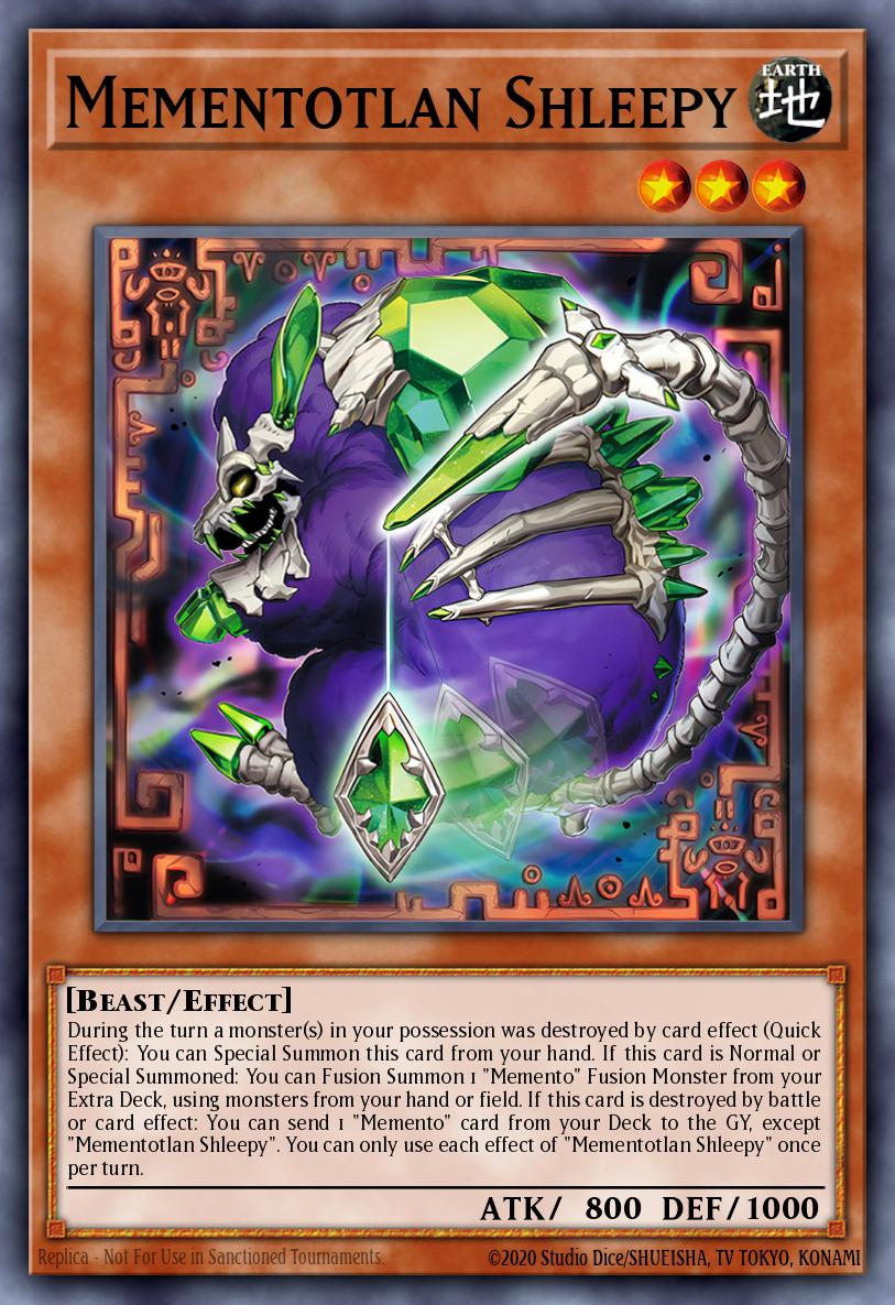 Mementotlan Shleepy Card