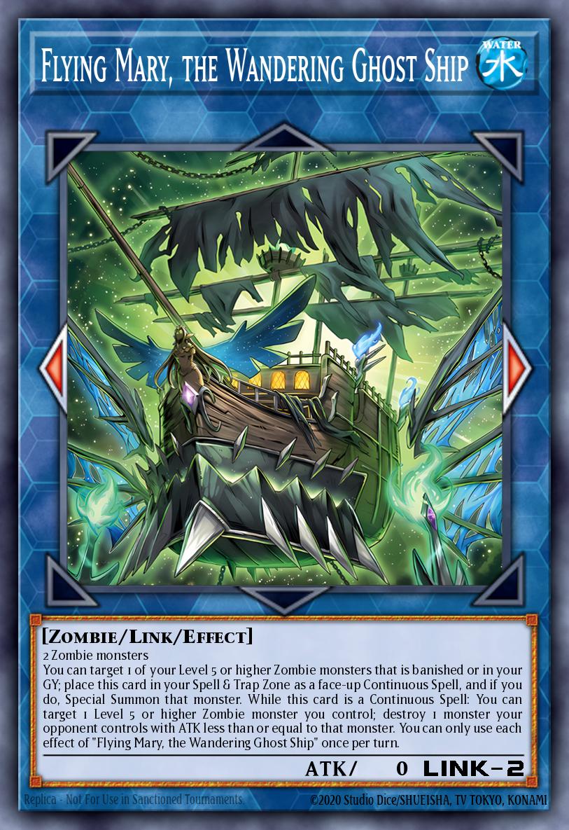 Flying Mary, the Wandering Ghost Ship Card