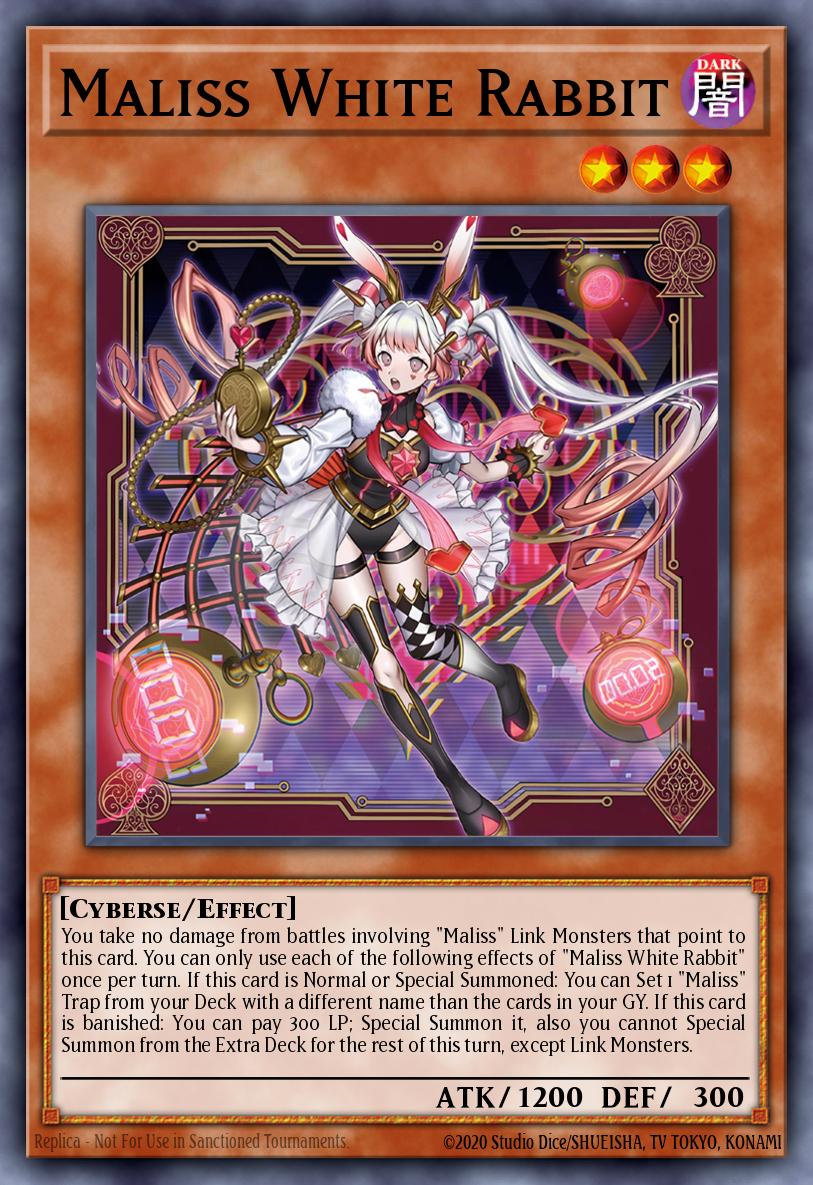 Maliss P White Rabbit Card