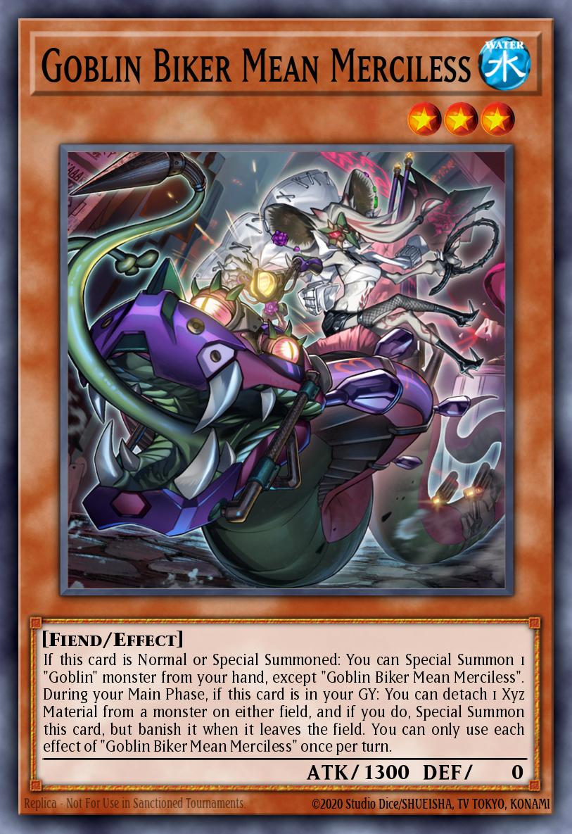 Goblin Biker Mean Merciless Card