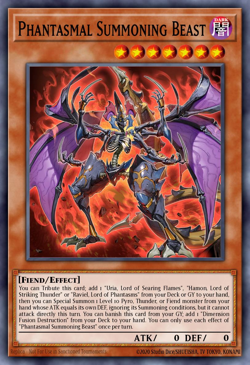 Phantasmal Summoning Beast Card