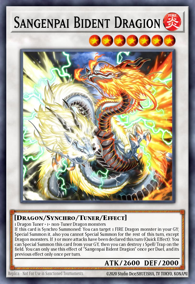 Sangenpai Bident Dragion Card