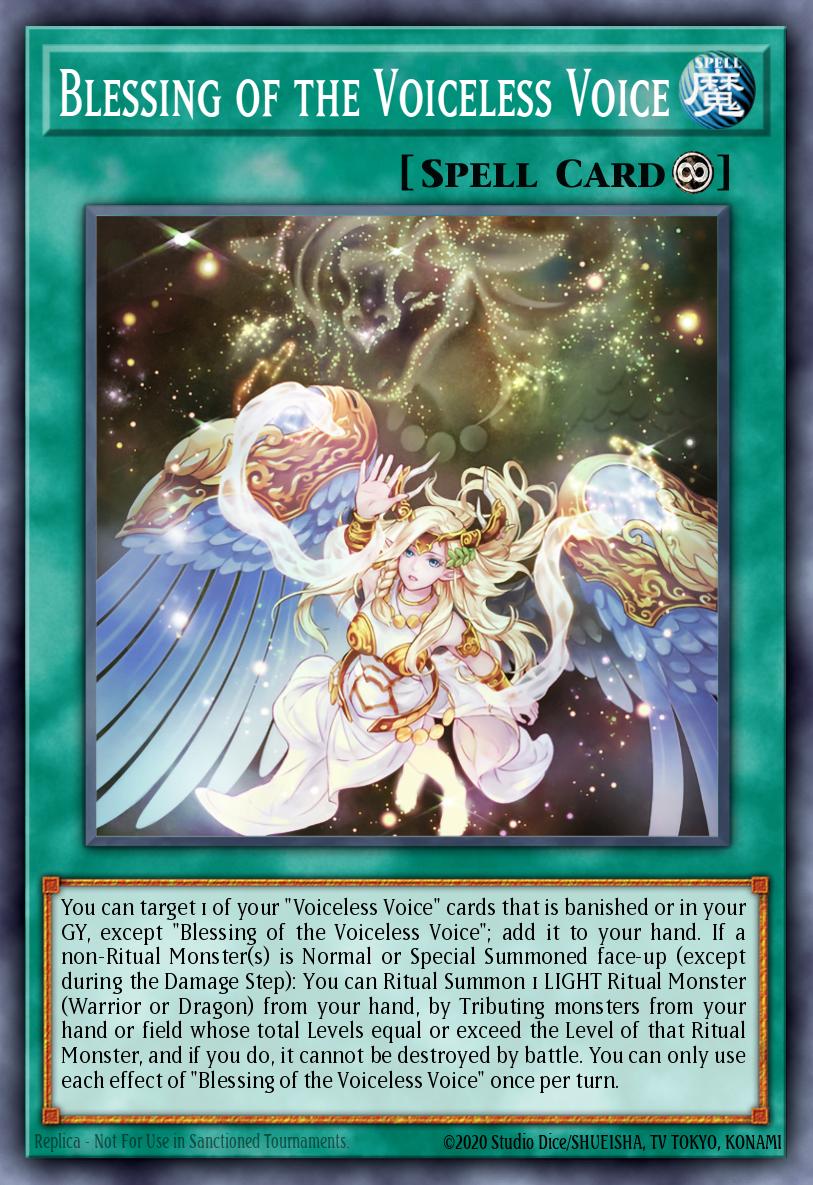 Blessing of the Voiceless Voice Card