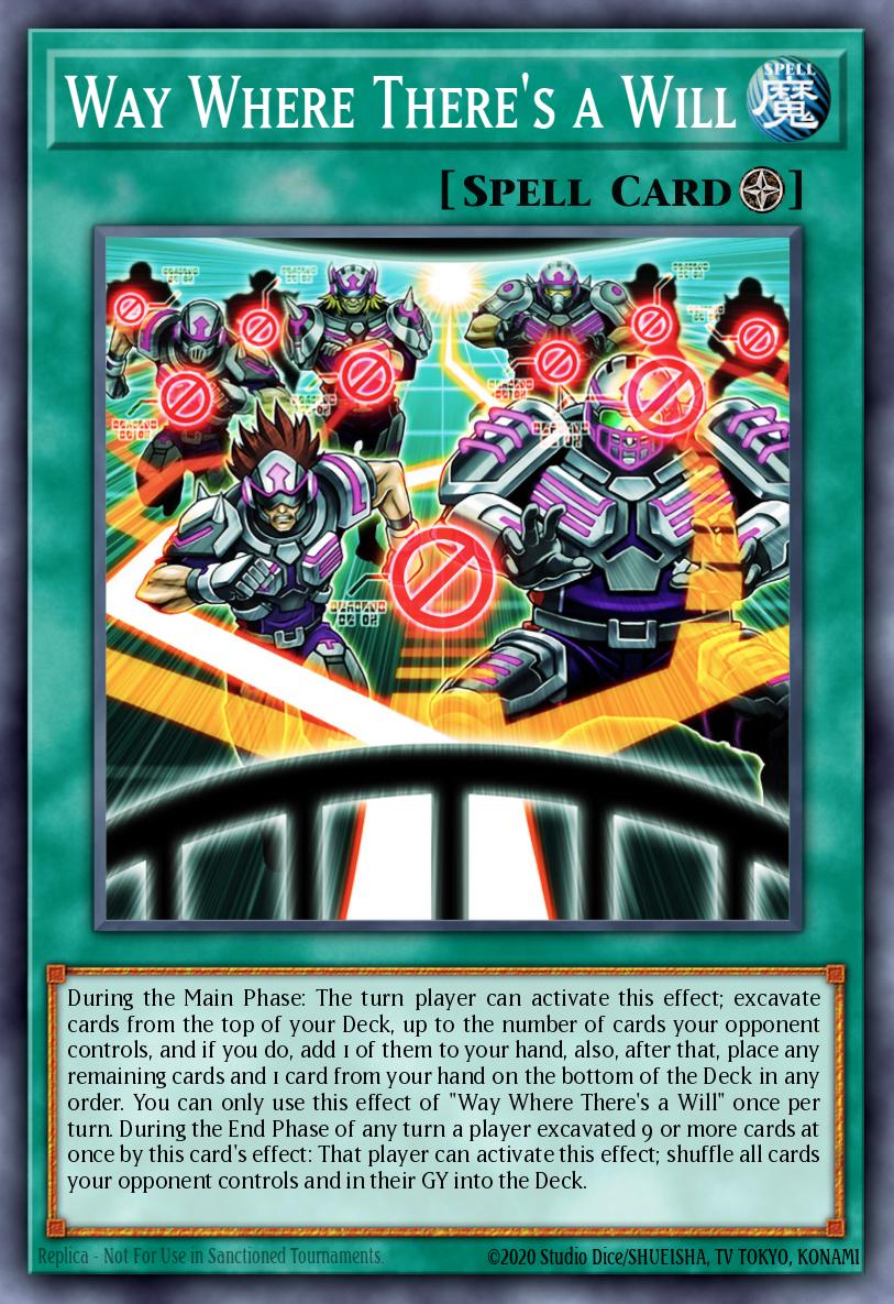 Way Where There's a Will Card
