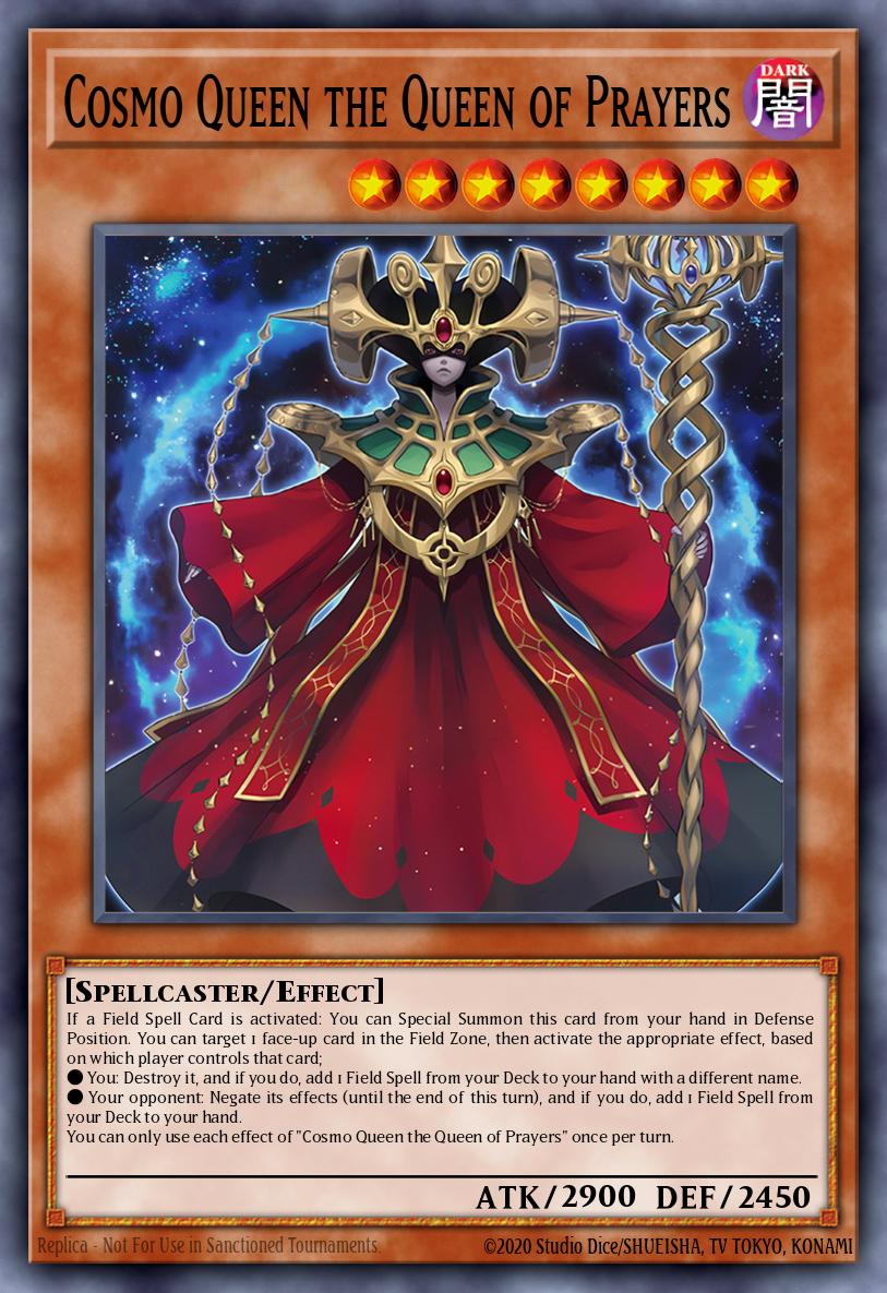Cosmo Queen the Queen of Prayers Card
