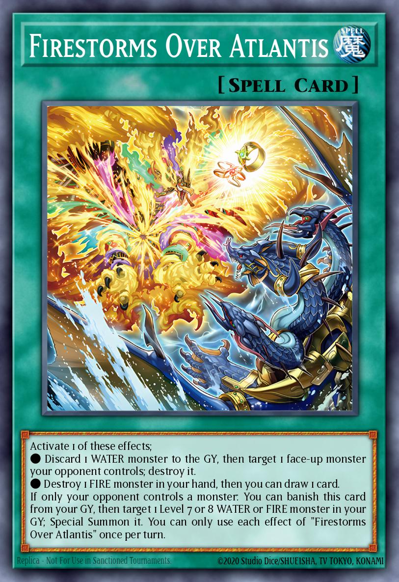 Firestorms Over Atlantis Card