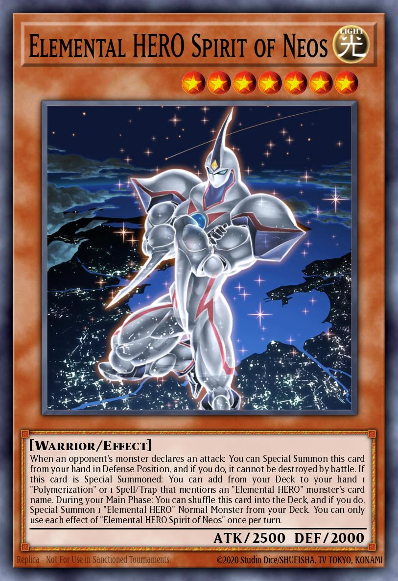 Elemental HERO Spirit of Neos Card