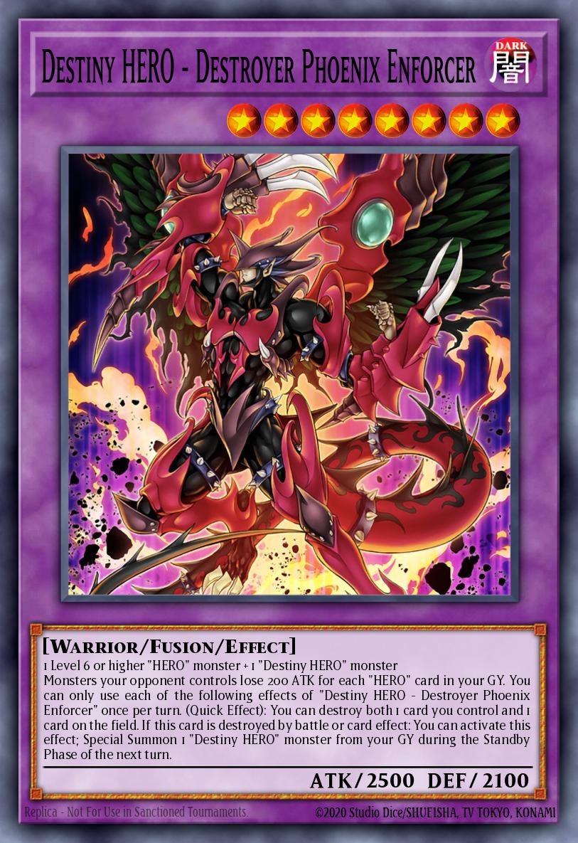 Destiny HERO - Destroyer Phoenix Enforcer Card