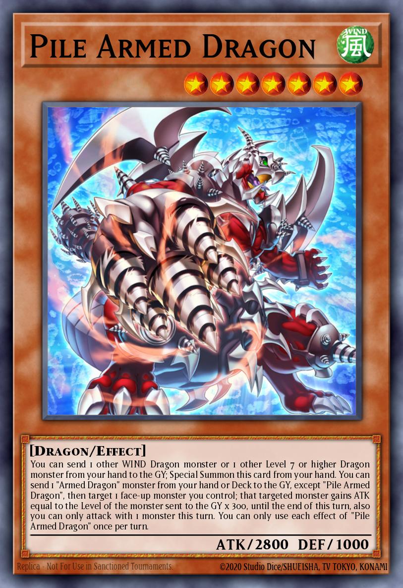 Pile Armed Dragon Card