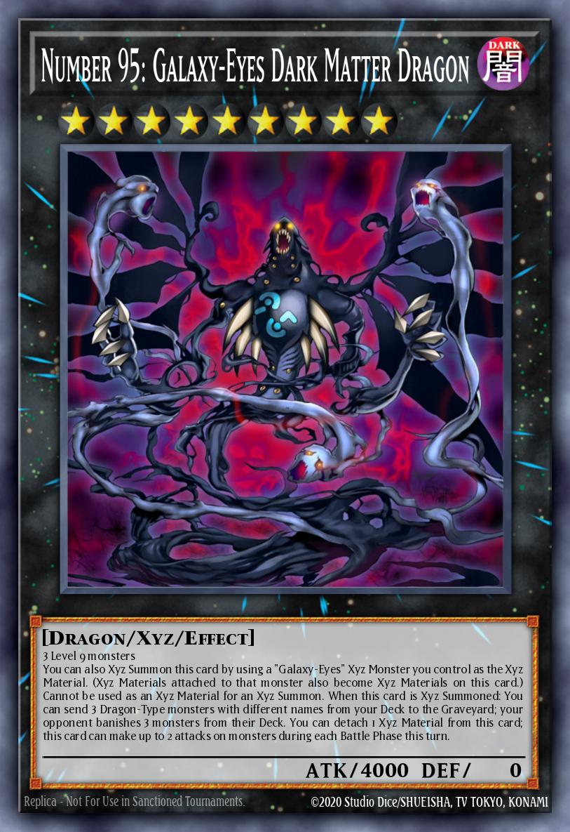 Number 95: Galaxy-Eyes Dark Matter Dragon Card