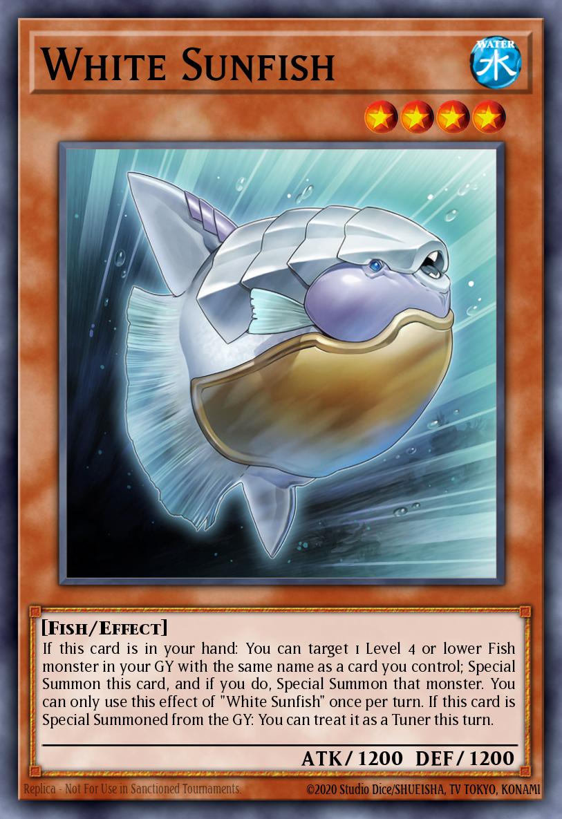 White Sunfish Card