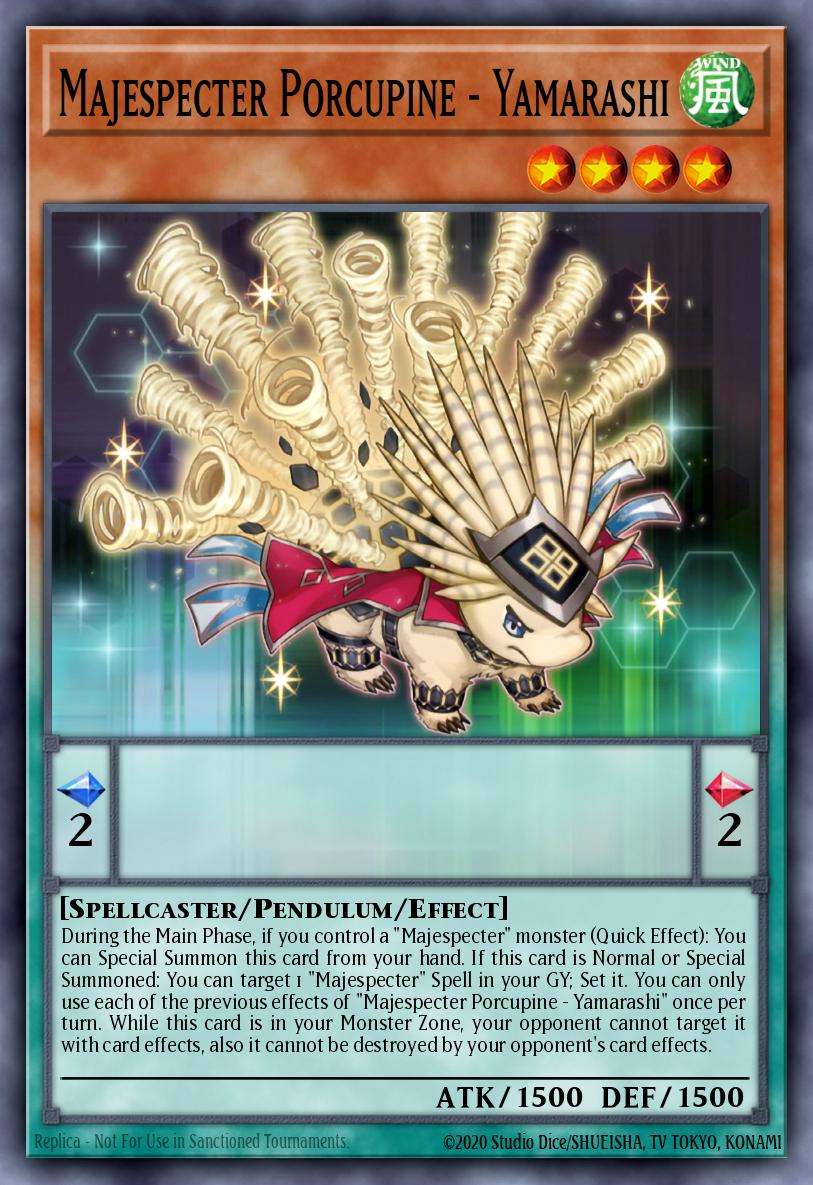 Majespecter Porcupine - Yamarashi Card