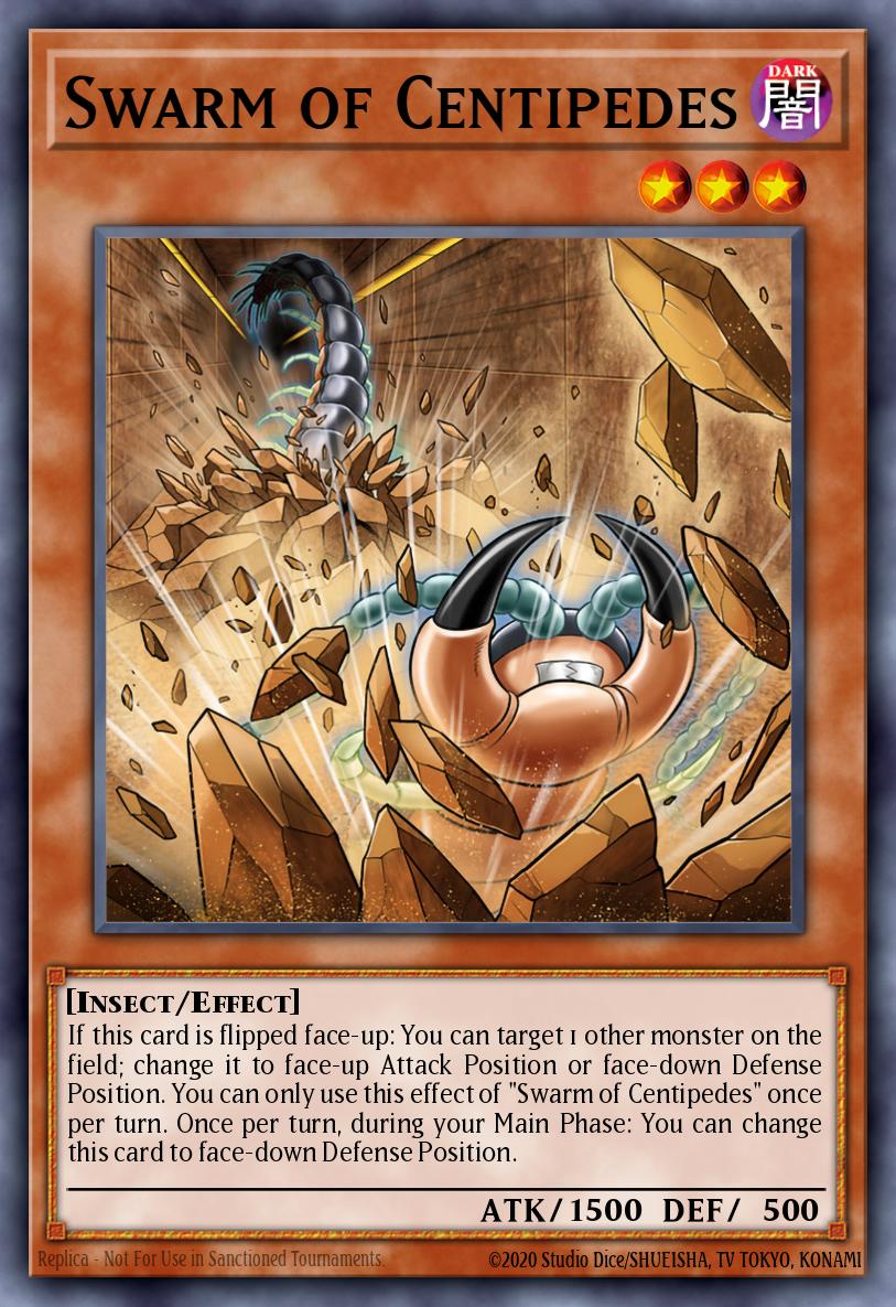Swarm of Centipedes Card
