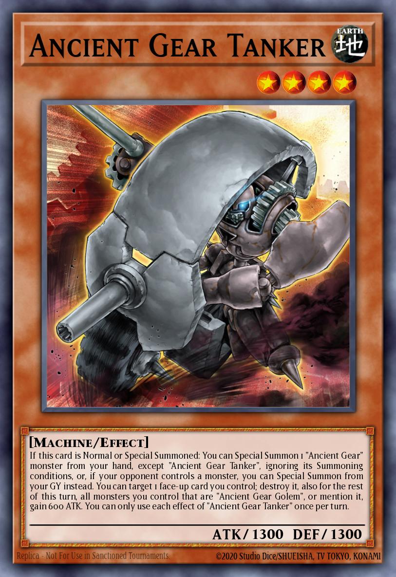 Ancient Gear Tanker Card