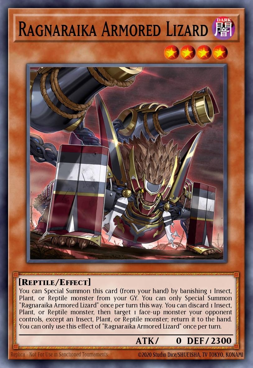 Ragnaraika Armored Lizard Card