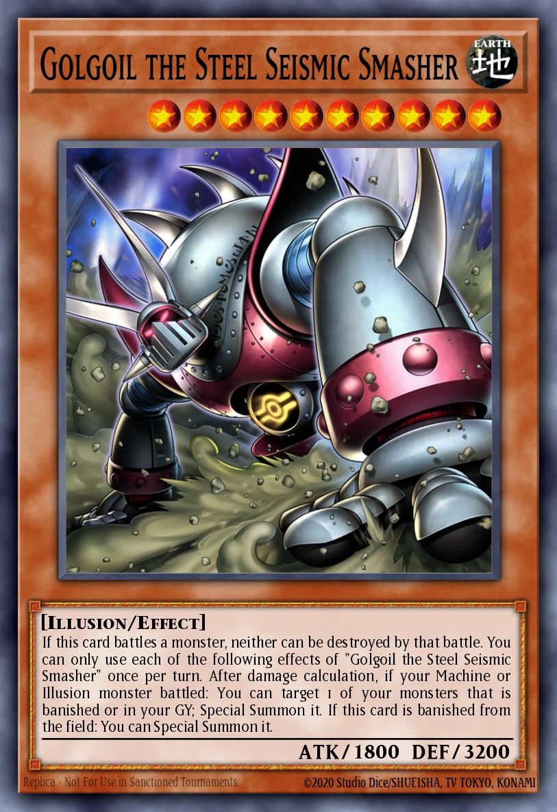 Golgoil the Steel Seismic Smasher Card