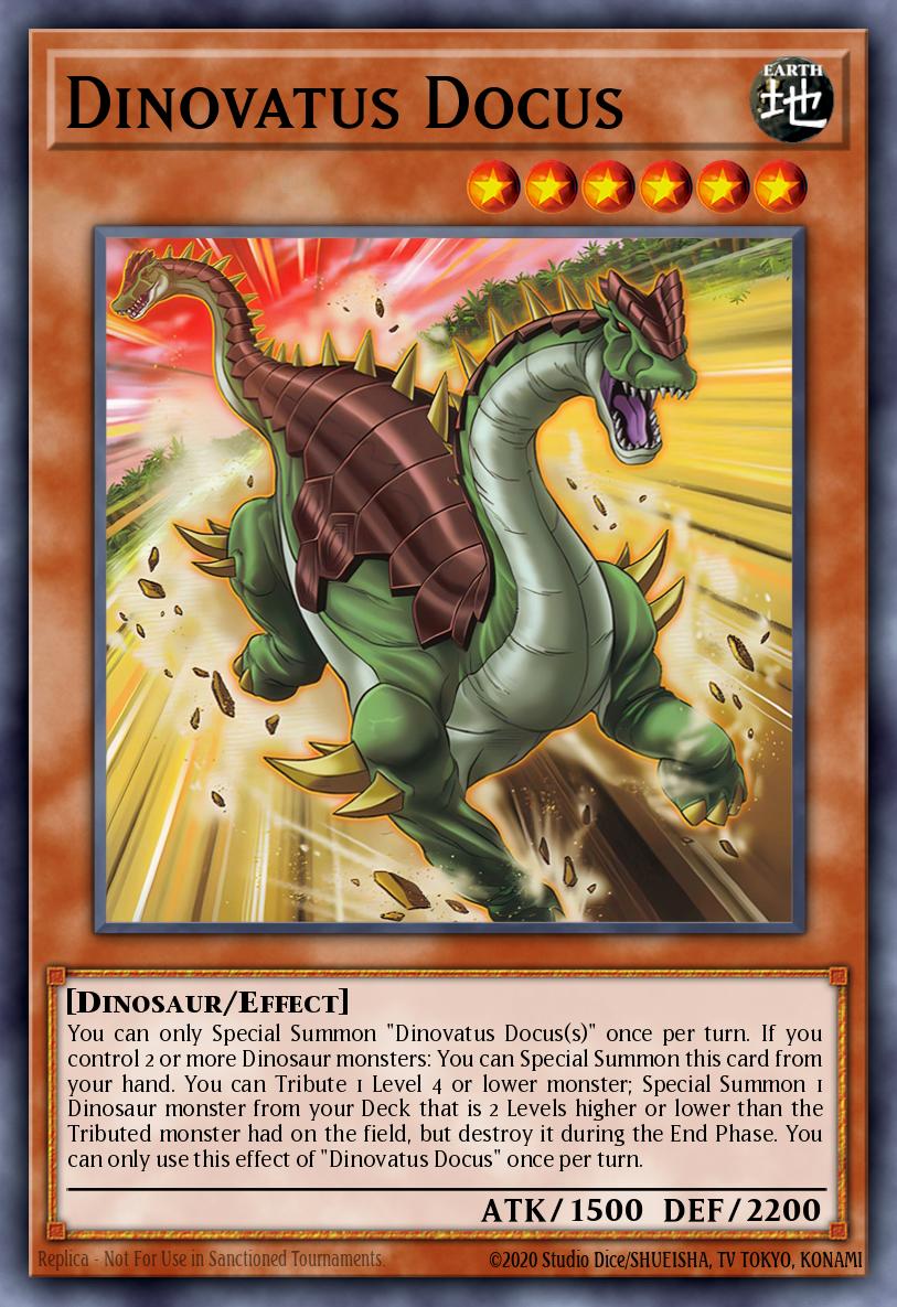 Dinovatus Docus Card