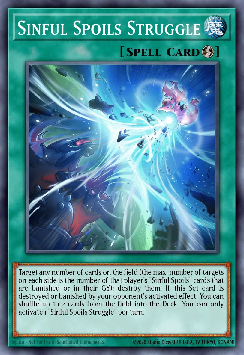 Sinful Spoils Struggle Card