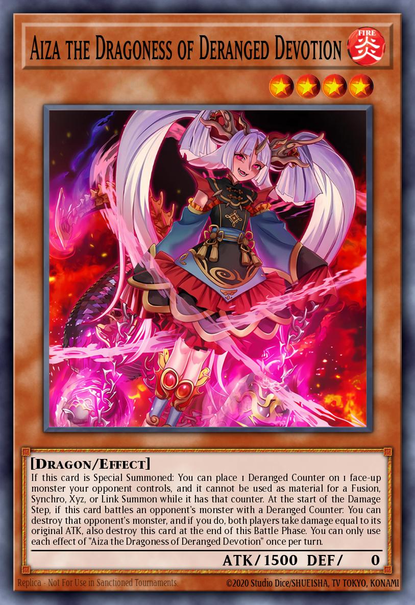 Aiza the Dragoness of Deranged Devotion Card