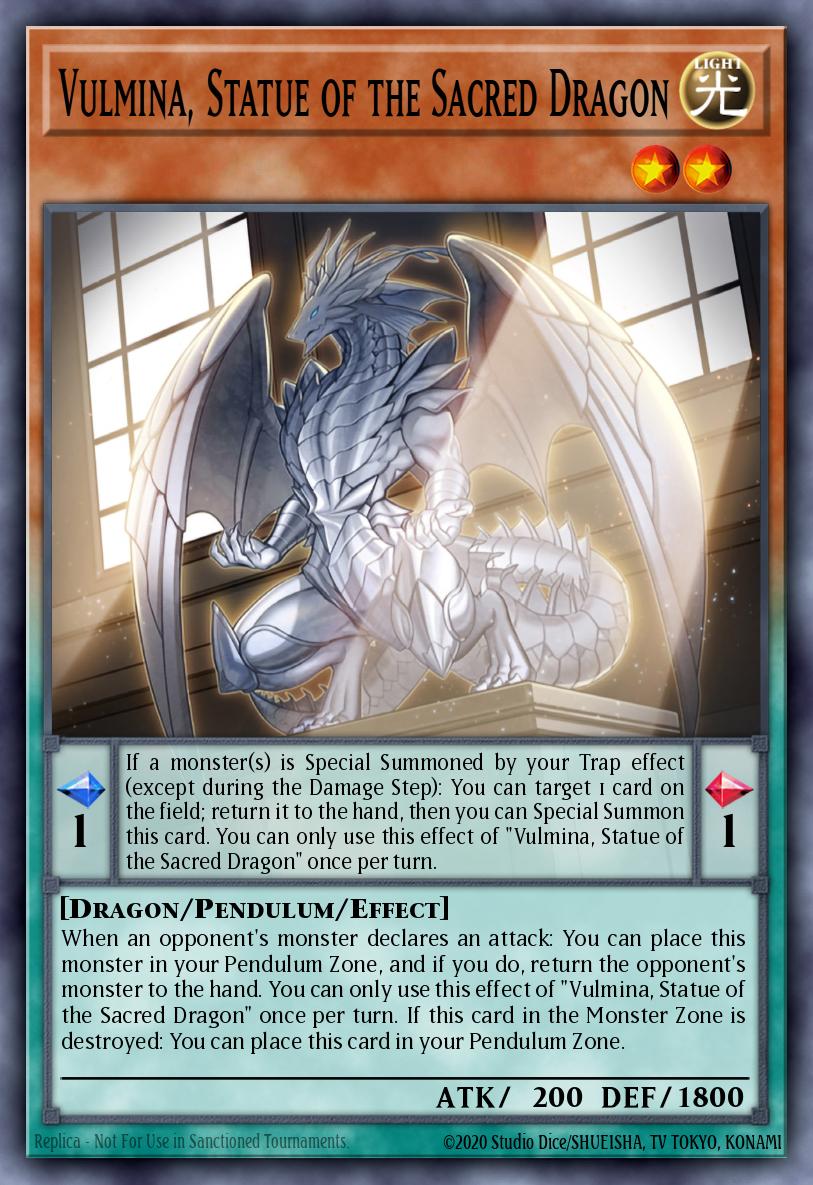 Vulmina, Statue of the Sacred Dragon Card