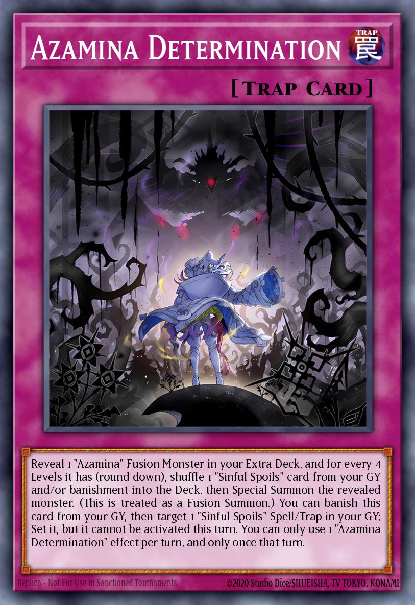 Azamina Determination Card