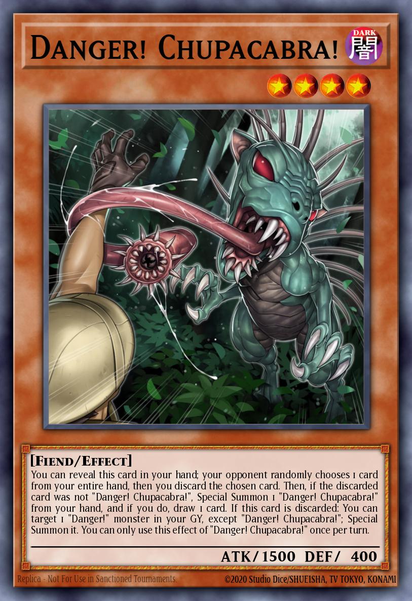 Danger! Chupacabra! Card