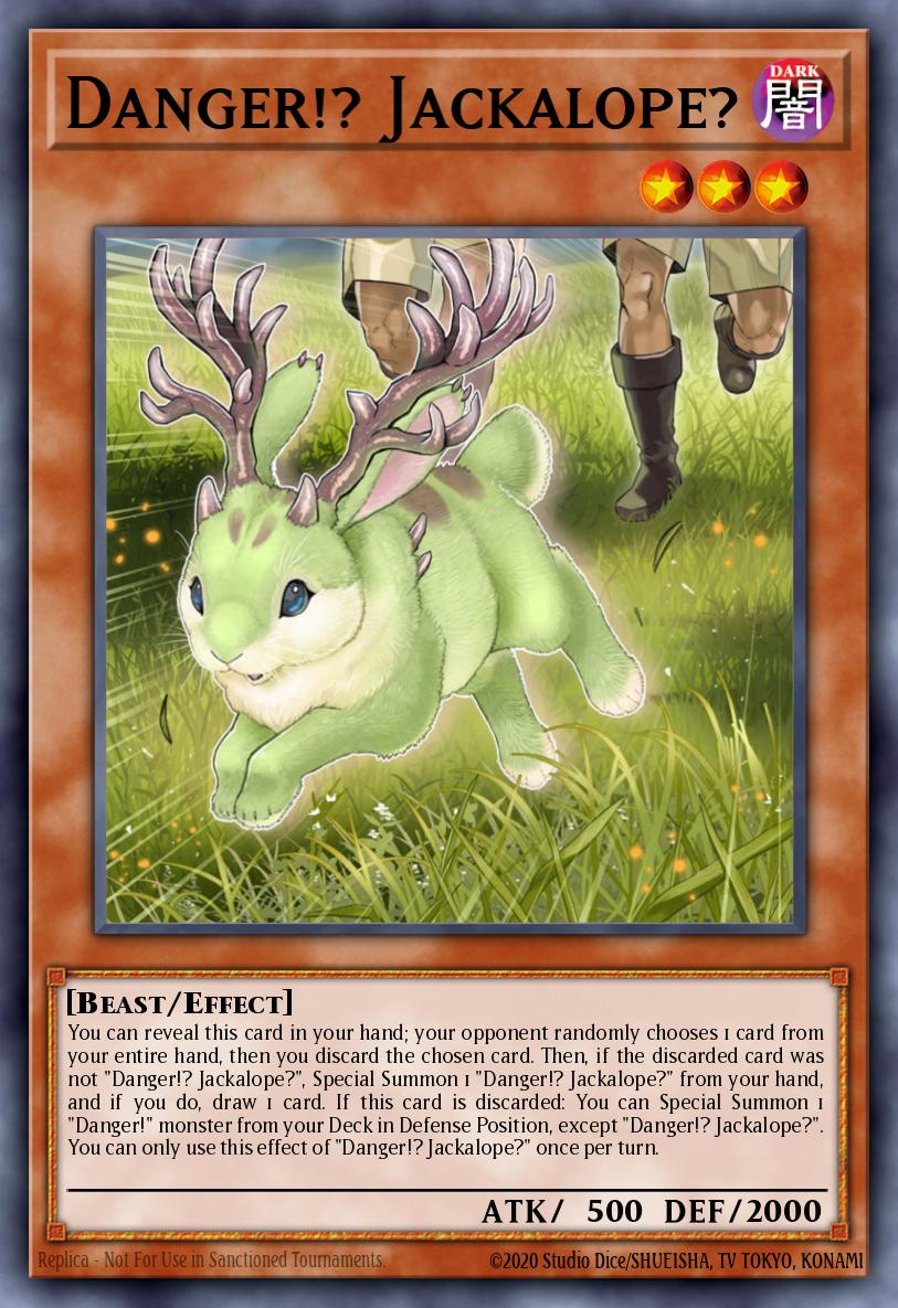 Danger!? Jackalope? Card