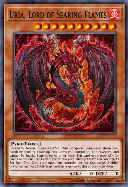 MZMU-EN000 - Uria, Lord of Searing Flames - Starlight Rare - Maze of Muertos