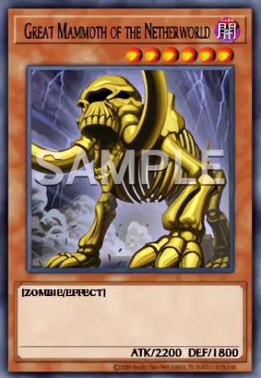 MZMU-EN004 - Great Mammoth of the Netherworld - Rare - Maze of Muertos