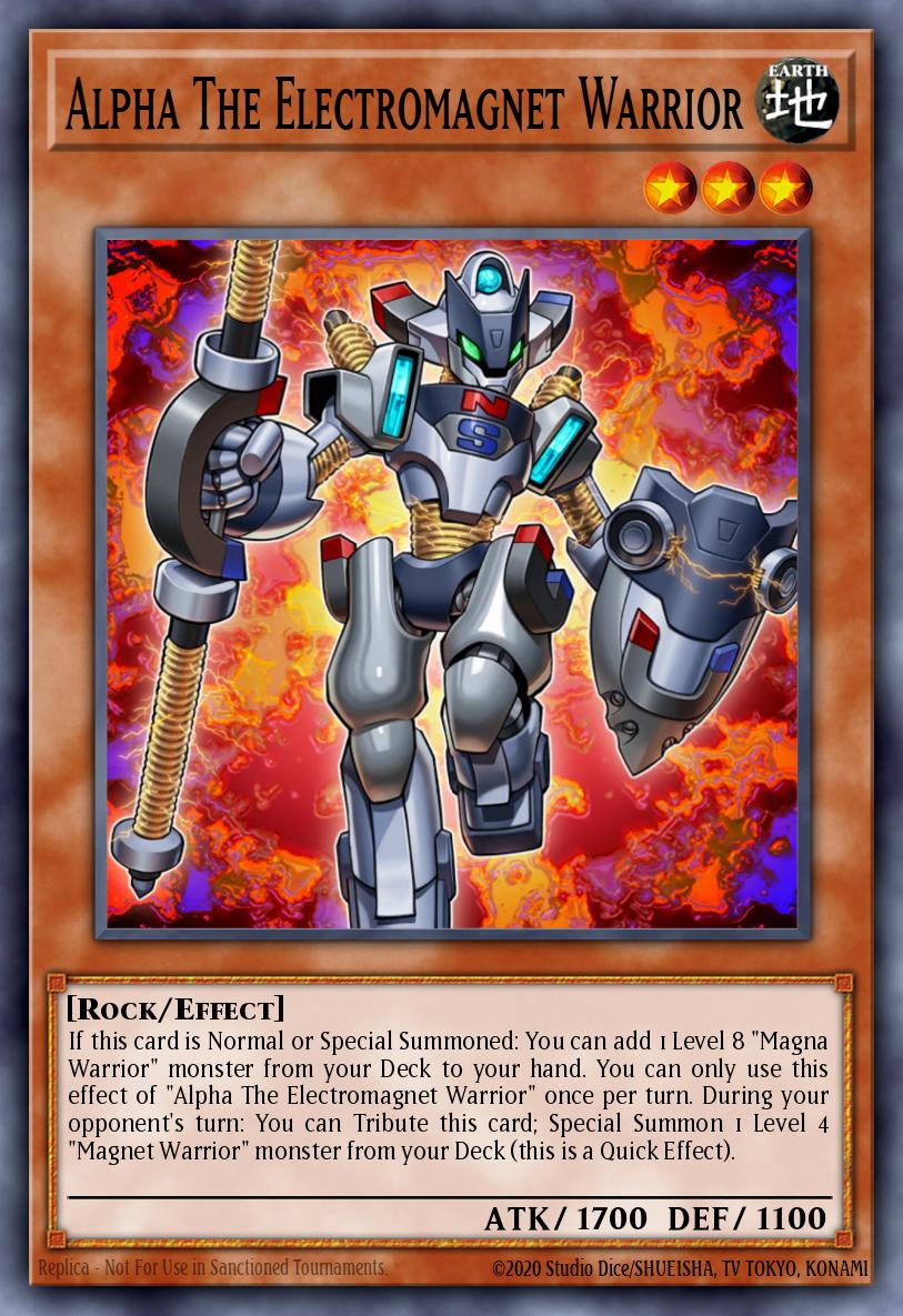 MZMU-EN080 - Alpha The Electromagnet Warrior - Rare - Maze of Muertos
