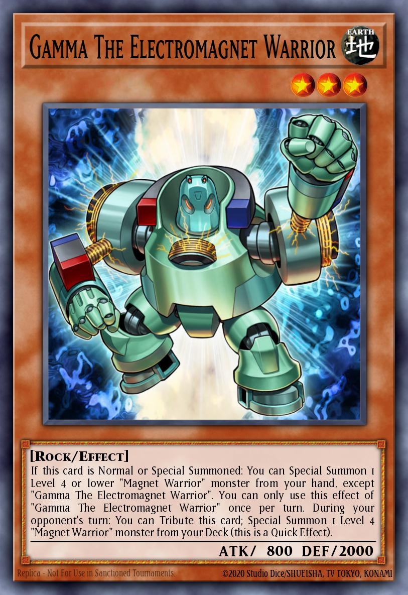 MZMU-EN082 - Gamma The Electromagnet Warrior - Rare - Maze of Muertos