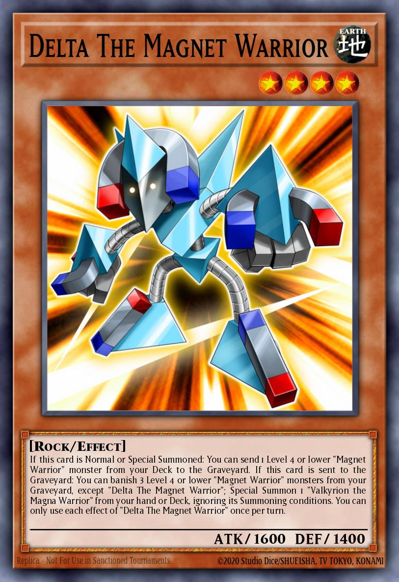 MZMU-EN085 - Delta The Magnet Warrior - Rare - Maze of Muertos