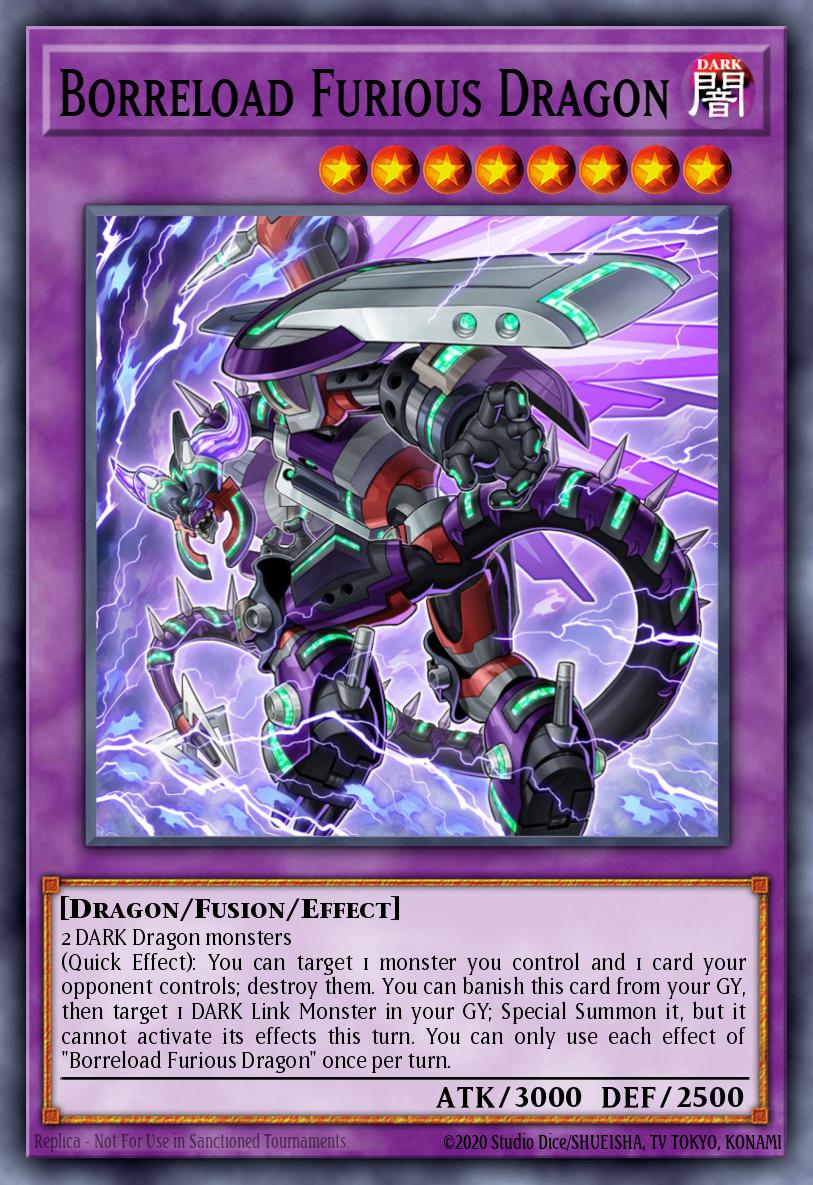 MZMU-EN099 - Borreload Furious Dragon - Rare - Maze of Muertos